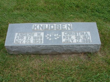 KNUDSEN, ANDERS M. - Audubon County, Iowa | ANDERS M. KNUDSEN 