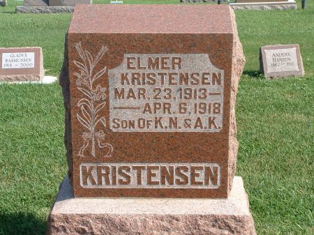 KRISTENSEN, ELMER - Audubon County, Iowa | ELMER KRISTENSEN 