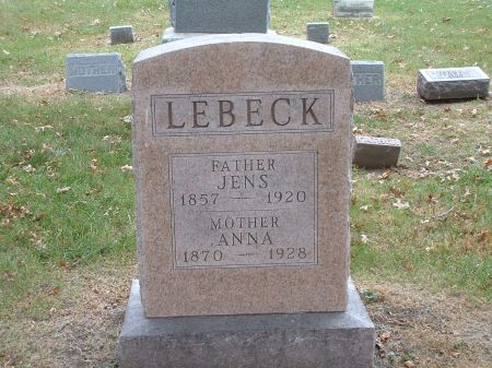 LEBECK, ANNA - Audubon County, Iowa | ANNA LEBECK 
