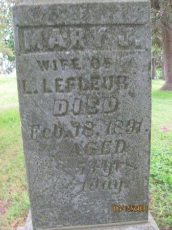 LEFLEUR, MARY J. - Audubon County, Iowa | MARY J. LEFLEUR 