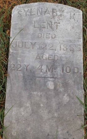 LENT, SYLNARY K. - Audubon County, Iowa | SYLNARY K. LENT 