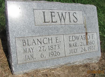 LEWIS, EDWARD F.   (EDWARD FINLEY) - Audubon County, Iowa | EDWARD F.   (EDWARD FINLEY) LEWIS 