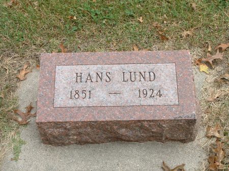 LUND, HANS - Audubon County, Iowa | HANS LUND 
