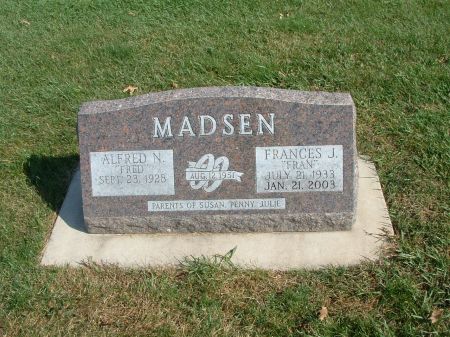 MADSEN, FRANCES J. - Audubon County, Iowa | FRANCES J. MADSEN 