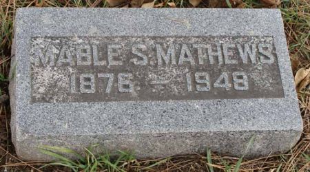 MATHEWS, MABLE S. - Audubon County, Iowa | MABLE S. MATHEWS 