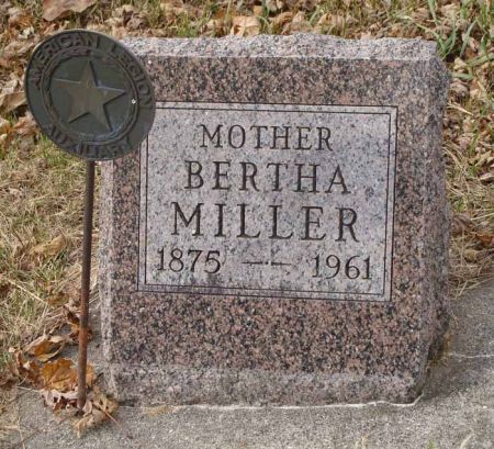 MILLER, BERTHA - Audubon County, Iowa | BERTHA MILLER 