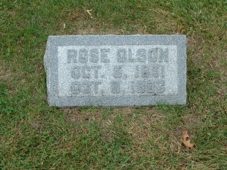 OLSON, ROSE - Audubon County, Iowa | ROSE OLSON 