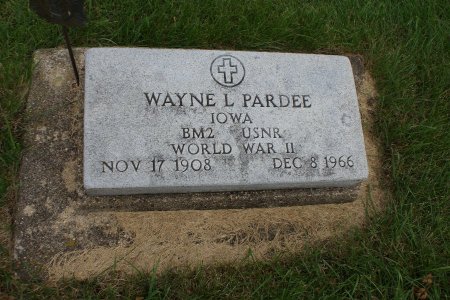PARDEE, WAYNE L. (MILITARY) - Audubon County, Iowa | WAYNE L. (MILITARY) PARDEE 