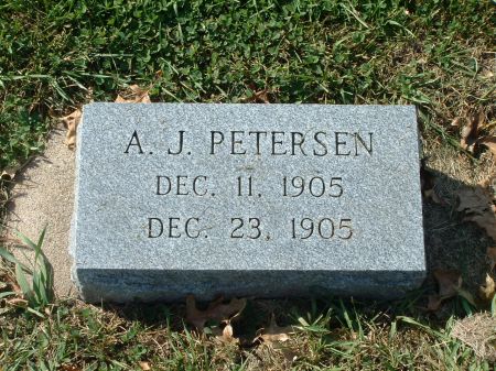 PETERSEN, A. J. - Audubon County, Iowa | A. J. PETERSEN 