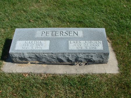 PETERSEN, LARS JORGEN - Audubon County, Iowa | LARS JORGEN PETERSEN 