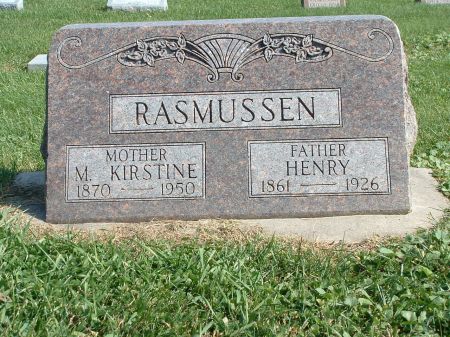 RASMUSSEN, HENRY - Audubon County, Iowa | HENRY RASMUSSEN 