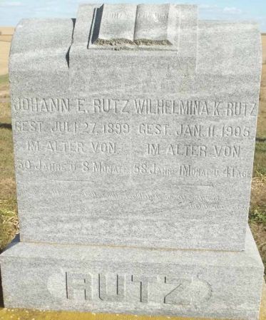 RUTZ, JOHANN E. - Audubon County, Iowa | JOHANN E. RUTZ 