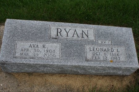 RYAN, LEONARD L. - Audubon County, Iowa | LEONARD L. RYAN 