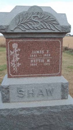 SHAW, NETTIE M. - Audubon County, Iowa | NETTIE M. SHAW 