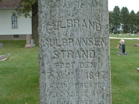 GULBRANSEN STRAND, GULBRAND - Audubon County, Iowa | GULBRAND GULBRANSEN STRAND 