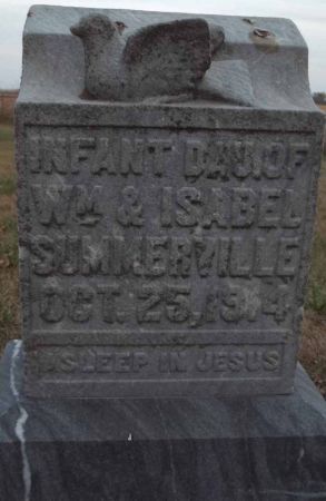 SUMMERVILLE, INFANT DAUGHTER - Audubon County, Iowa | INFANT DAUGHTER SUMMERVILLE 