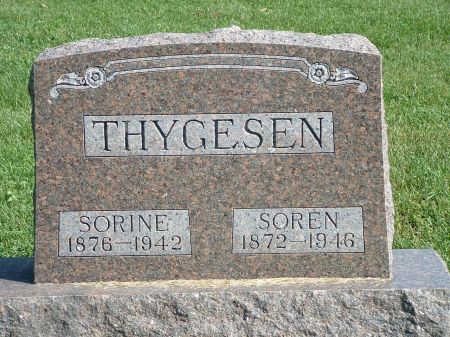 THYGESEN, SORINE - Audubon County, Iowa | SORINE THYGESEN 
