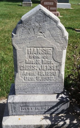 JENSEN, HANSIE - Audubon County, Iowa | HANSIE JENSEN 