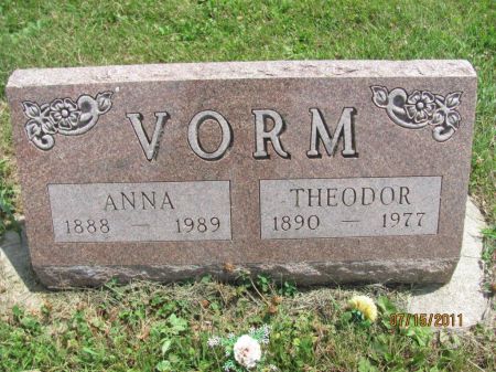 VORM, ANNA - Audubon County, Iowa | ANNA VORM 