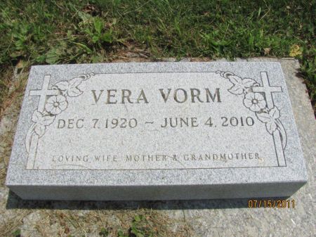 VORM, VERA - Audubon County, Iowa | VERA VORM 