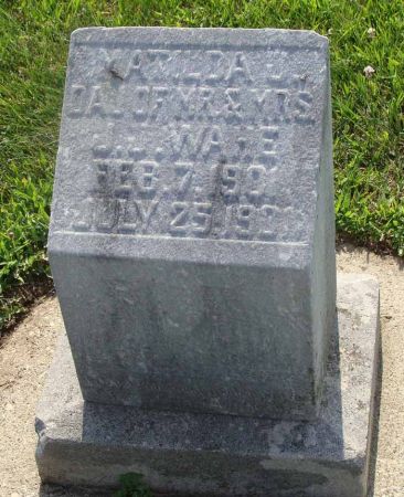 WAHE, MATILDA J. - Audubon County, Iowa | MATILDA J. WAHE 