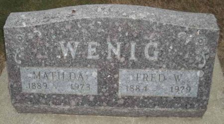 WENIG, FRED W. - Audubon County, Iowa | FRED W. WENIG 