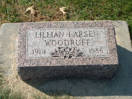 LARSEN WOODRUFF, LILLIAN - Audubon County, Iowa | LILLIAN LARSEN WOODRUFF 