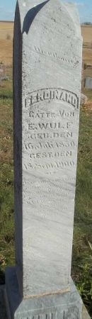 WULF, FERDINAND - Audubon County, Iowa | FERDINAND WULF 