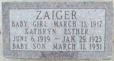 ZAIGER, BABY GIRL - Audubon County, Iowa | BABY GIRL ZAIGER 