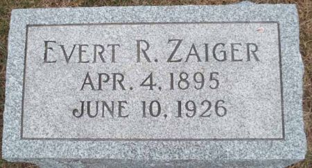ZAIGER, EVERT R. - Audubon County, Iowa | EVERT R. ZAIGER 