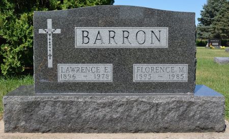 BARRON, FLORENCE M - Benton County, Iowa | FLORENCE M BARRON 