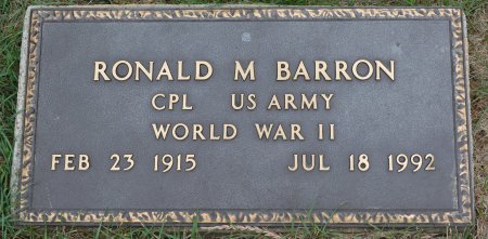 BARRON, RONALD M - Benton County, Iowa | RONALD M BARRON 