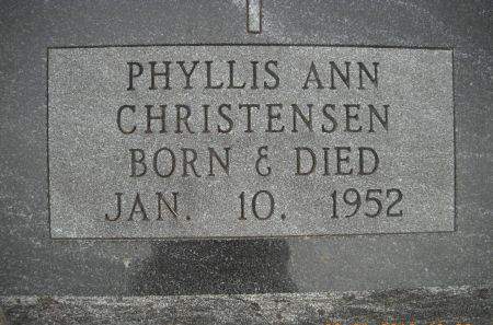 CHRISTENSEN, PHYLLIS ANN - Benton County, Iowa | PHYLLIS ANN CHRISTENSEN 