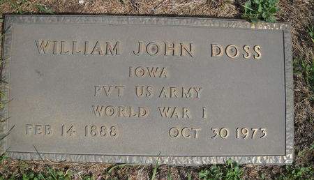 DOSS, WILLIAM JOHN - Benton County, Iowa | WILLIAM JOHN DOSS 
