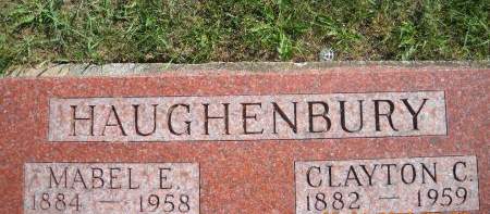 HAUGHENBURY, MABEL ETHEL - Benton County, Iowa | MABEL ETHEL HAUGHENBURY 