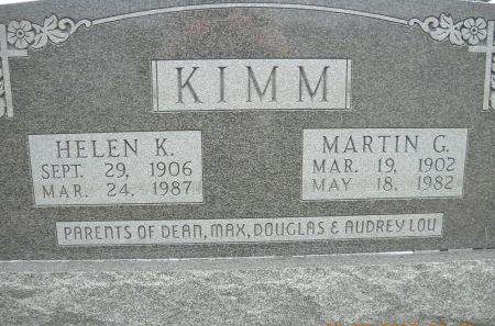KIMM, MARTIN G - Benton County, Iowa | MARTIN G KIMM 