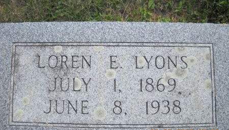LYONS, LOREN E - Benton County, Iowa | LOREN E LYONS 