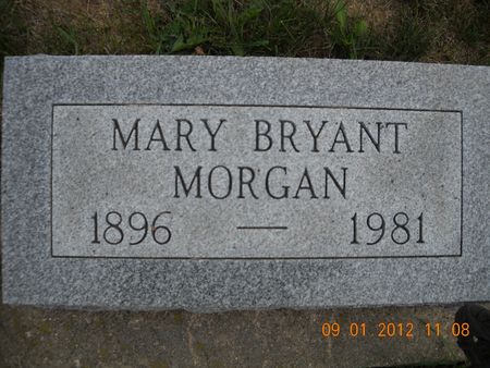 MORGAN, MARY BRYANT - Benton County, Iowa | MARY BRYANT MORGAN 