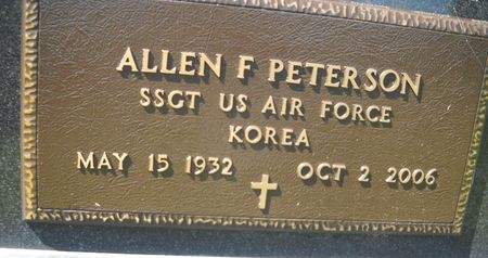 PETERSON, ALLEN F - Benton County, Iowa | ALLEN F PETERSON 