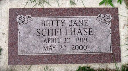 SCHELLHASE, BETTY JANE - Benton County, Iowa | BETTY JANE SCHELLHASE 