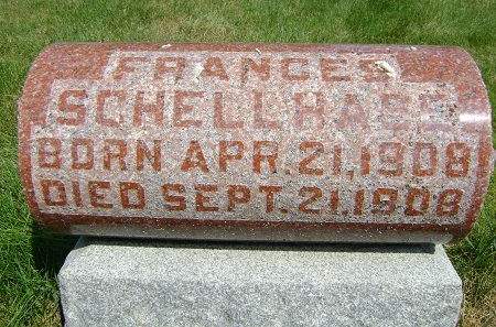 SCHELLHASE, FRANCES - Benton County, Iowa | FRANCES SCHELLHASE 