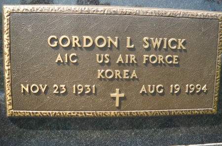 SWICK, GORDON L - Benton County, Iowa | GORDON L SWICK 