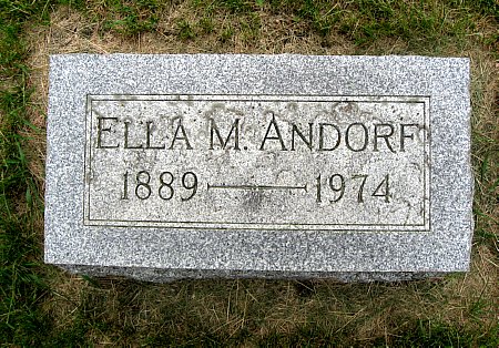 ANDORF, ELLA M. - Black Hawk County, Iowa | ELLA M. ANDORF 