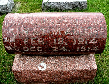ANDORF, GERALDINE A. - Black Hawk County, Iowa | GERALDINE A. ANDORF 
