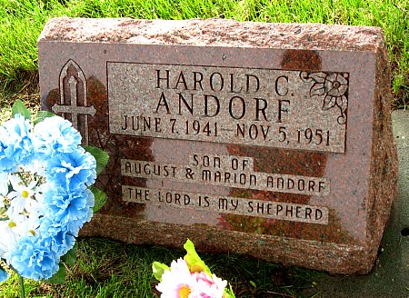 ANDORF, HAROLD C. - Black Hawk County, Iowa | HAROLD C. ANDORF 