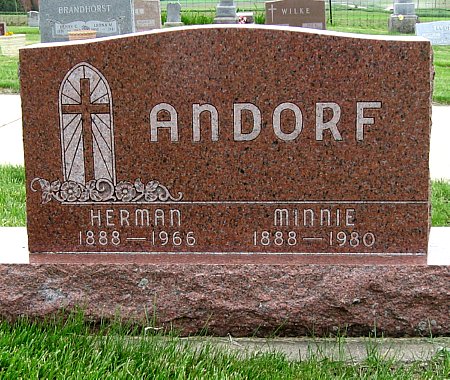 ANDORF, HERMAN - Black Hawk County, Iowa | HERMAN ANDORF 