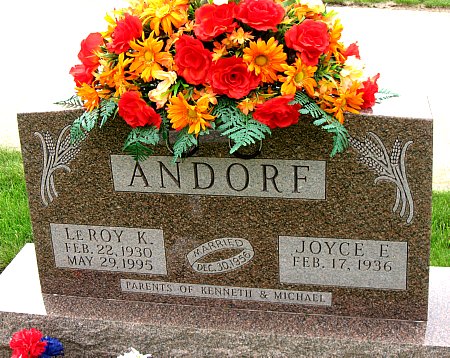 ANDORF, LEROY K. - Black Hawk County, Iowa | LEROY K. ANDORF 