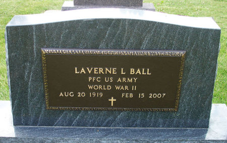 BALL - US ARMY, LAVERNE L. - Black Hawk County, Iowa | LAVERNE L. BALL - US ARMY 