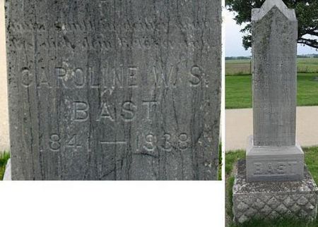 BAST, CAROLINE W. S. - Black Hawk County, Iowa | CAROLINE W. S. BAST 