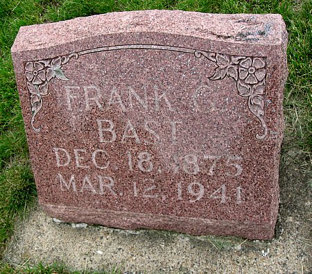 BAST, FRANK G. - Black Hawk County, Iowa | FRANK G. BAST 